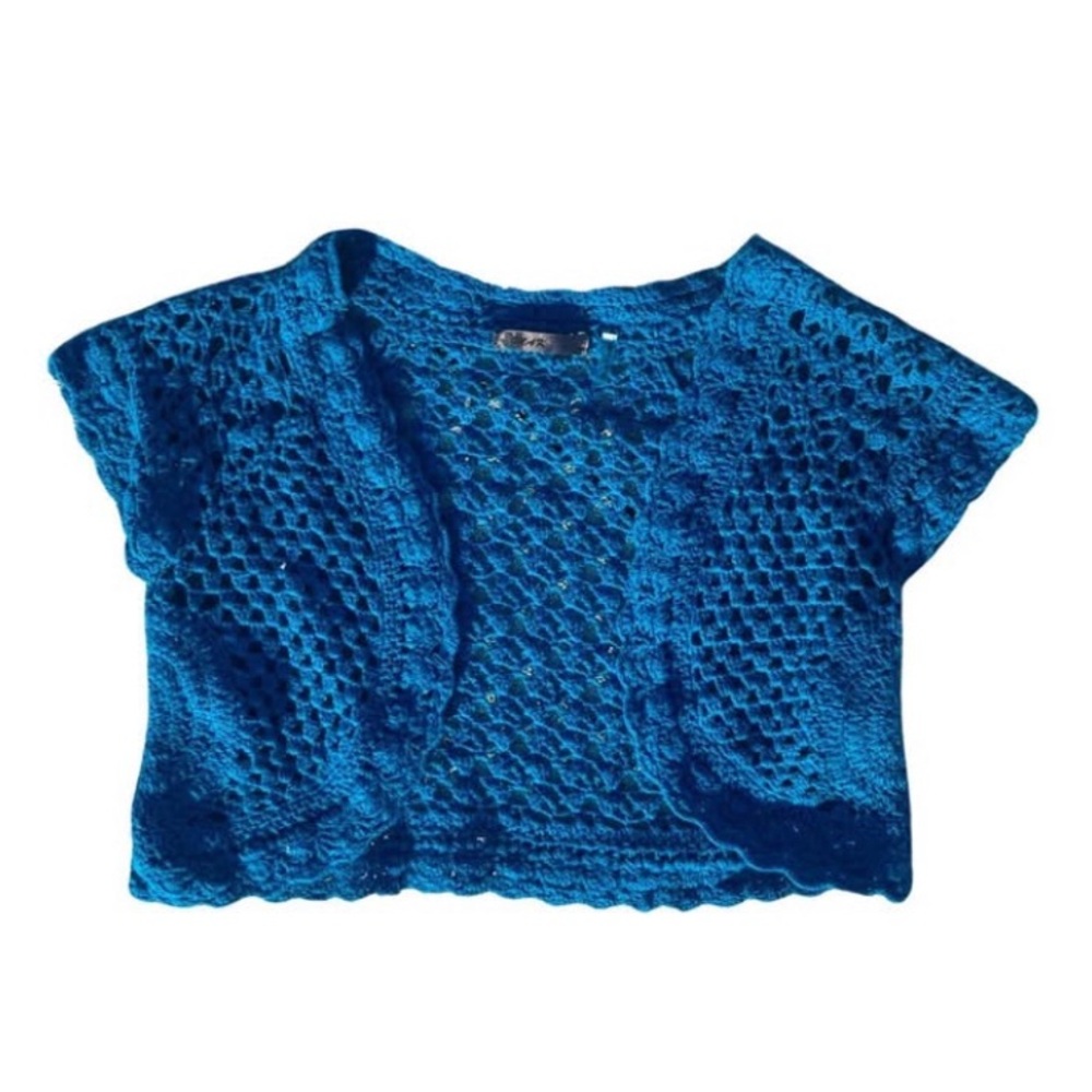 Cropped Knit Cardigan